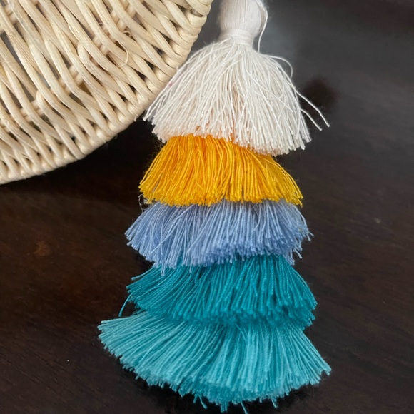 BASKET SATCHEL  Handle  Bag MADE IN VIETNAM Brand-New w/tags - Picture 2 of 8